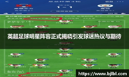 英超足球明星阵容正式揭晓引发球迷热议与期待